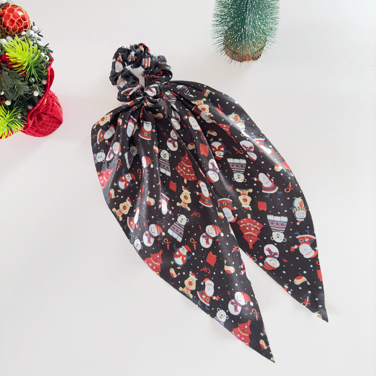 Wholesale Christmas hair accessories decorative ribbon